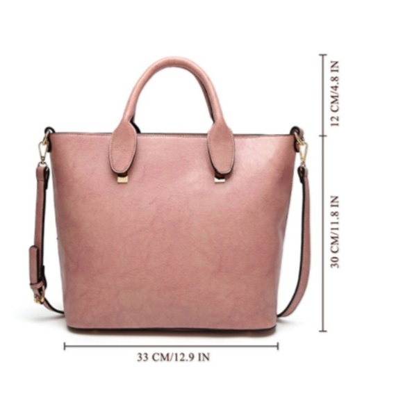 MILLIE Pink Top Handle Tote Bag - Picture 3 of 3